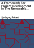 A_framework_for_project_development_in_the_renewable_energy_sector